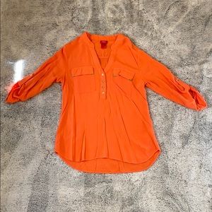 Daytrip Orange 3/4 sleeve